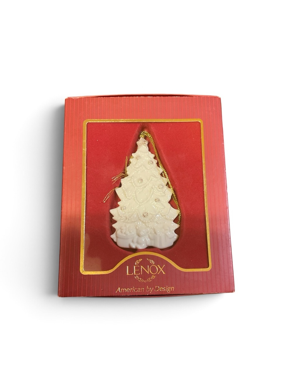 Lenox Christmas Tree Ornament With Presents NIP